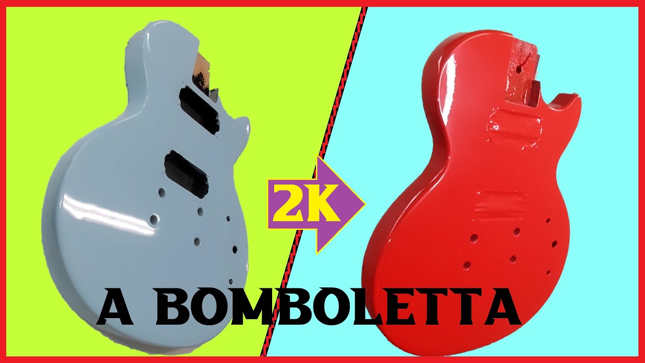 come verniciare una chitarra 2k