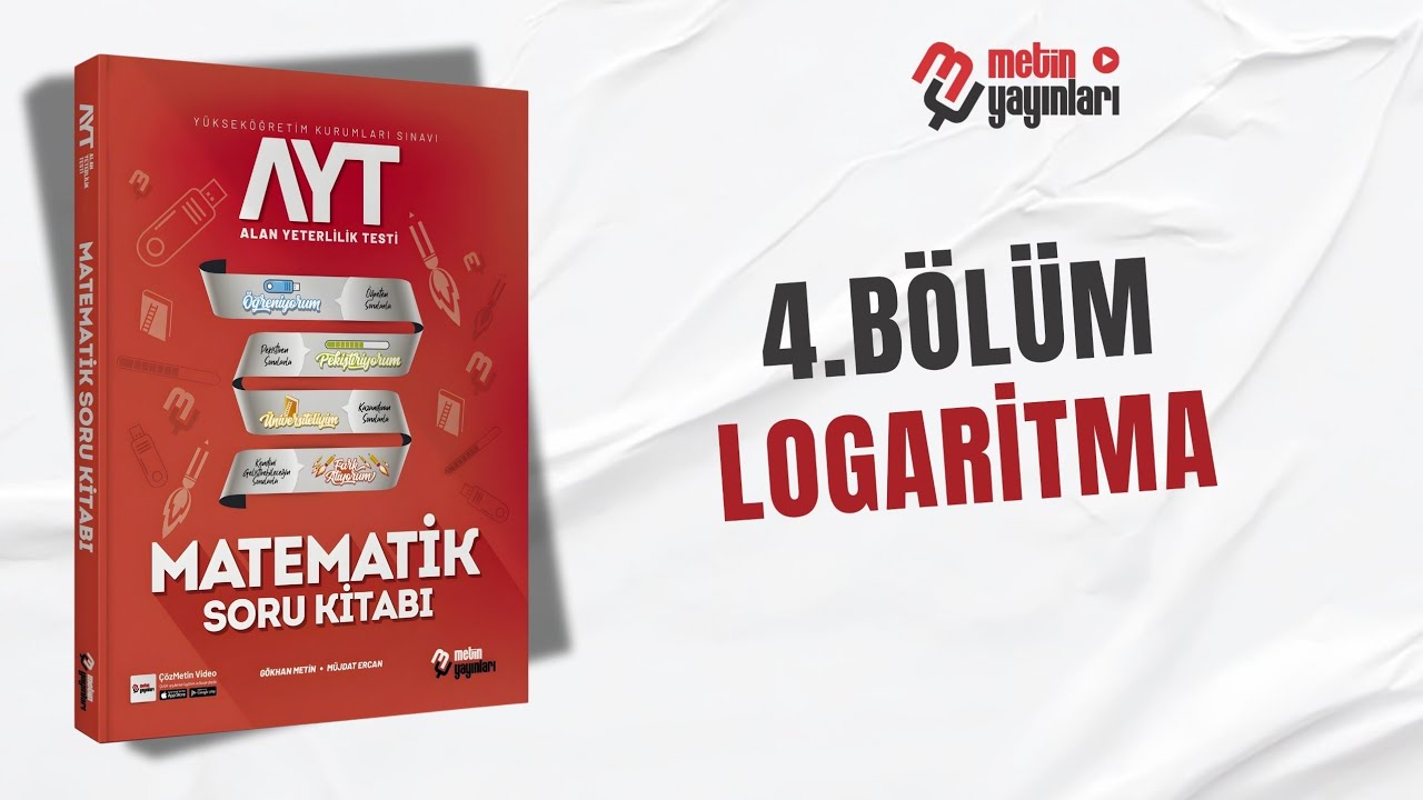AYT MATEMATİK 4.BÖLÜM LOGARİTMA ÖĞRENİYORUM TEST 3