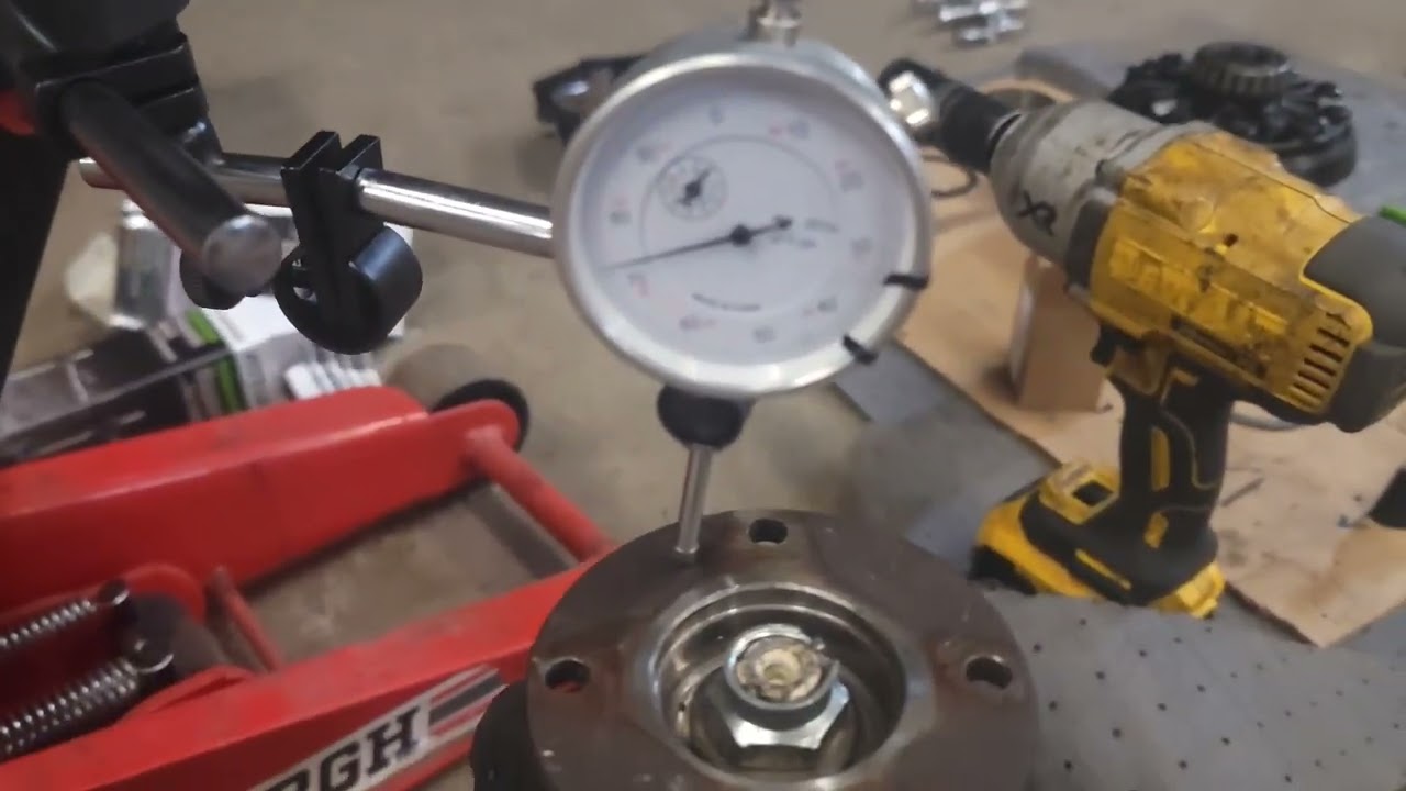 Weir solid pinion spacer swap on a MkII Celica Supra differential