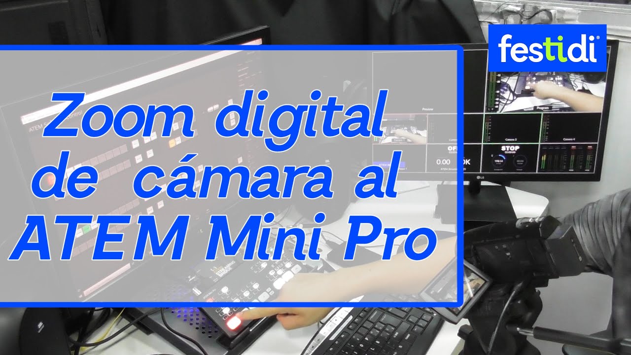 🎥🎤 Cómo hacer Zoom en el ATEM Mini Pro - explico paso a paso