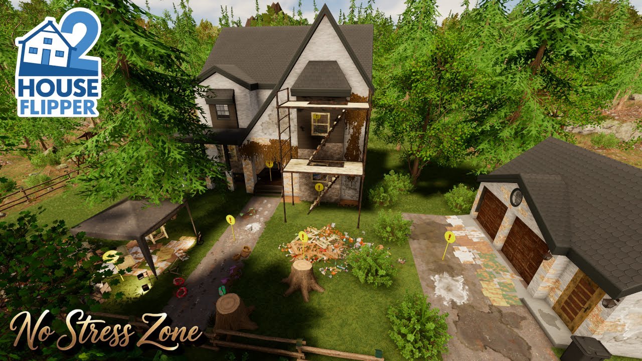 House Flipper 2 – Forest Manor Build | No Commentary custom job