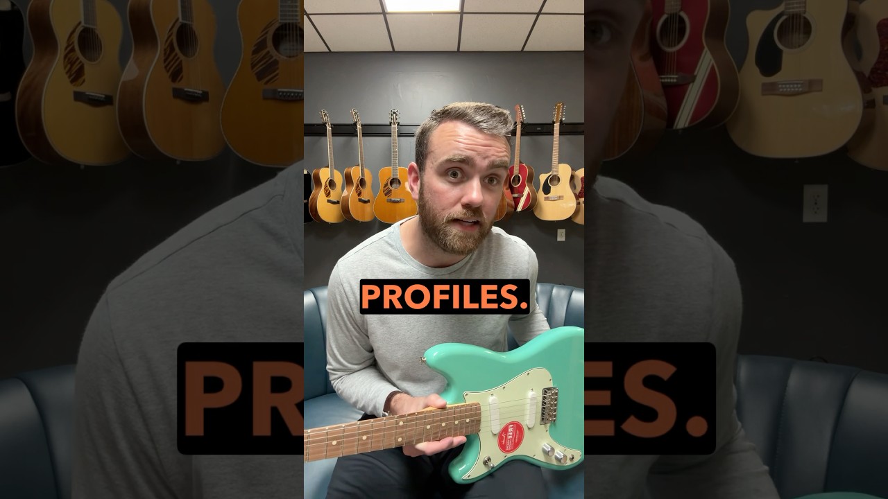 Guitar Neck Profiles Explained #beginnerguitar #guitar #guitartips #guitarist