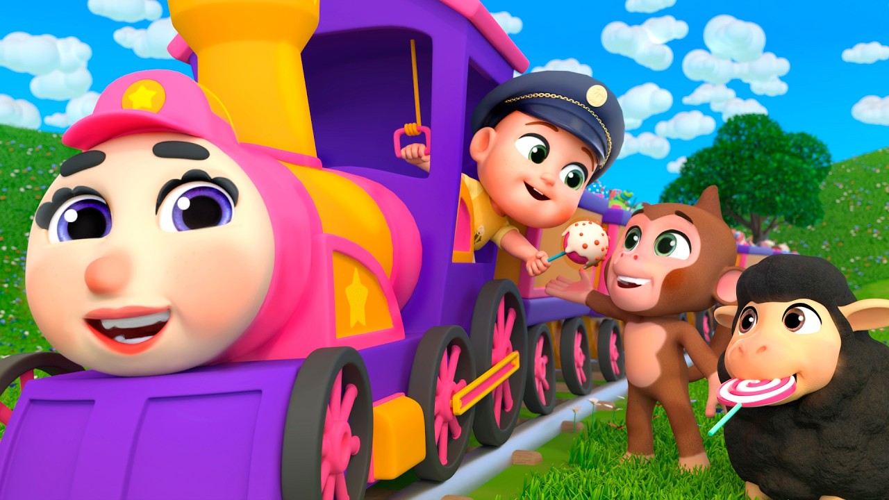 Choo Choo! Train Song Fun – Happy Train Ride for Kids + MORE Lalafun Nursery Rhymes & Kids Songs