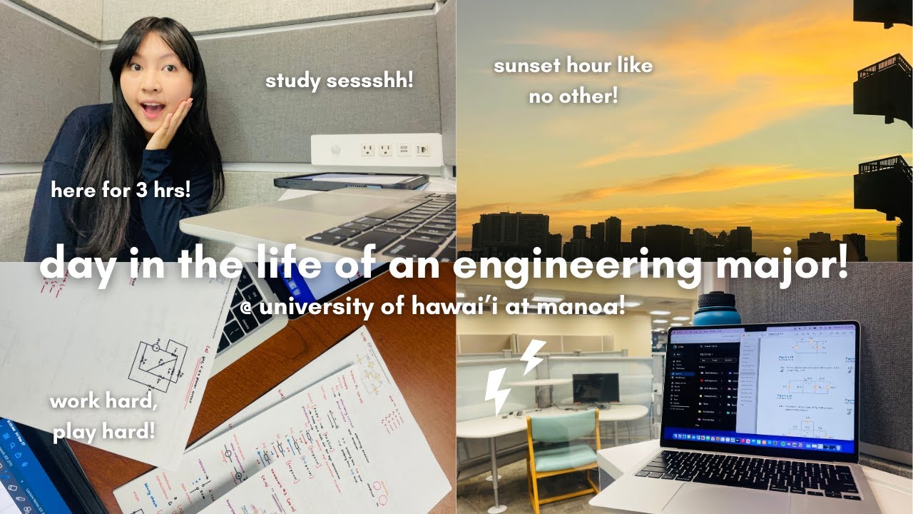 day in the life at uh manoa as an mechanical engineering major | @ university of hawai’i at manoa
