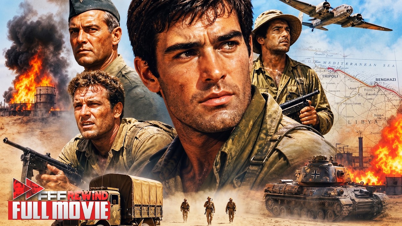 THE DAMNED COMMANDO (1969) | Infiltration Mission In WW2 North Africa | Full Movie HD