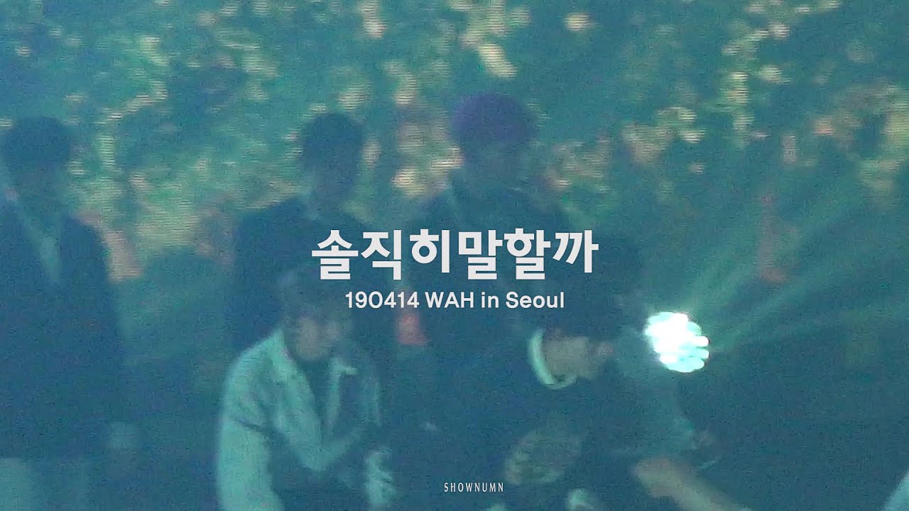 190414 몬스타엑스 월드투어 서울콘 「솔직히말할까」 #원호 focus FULL ver.