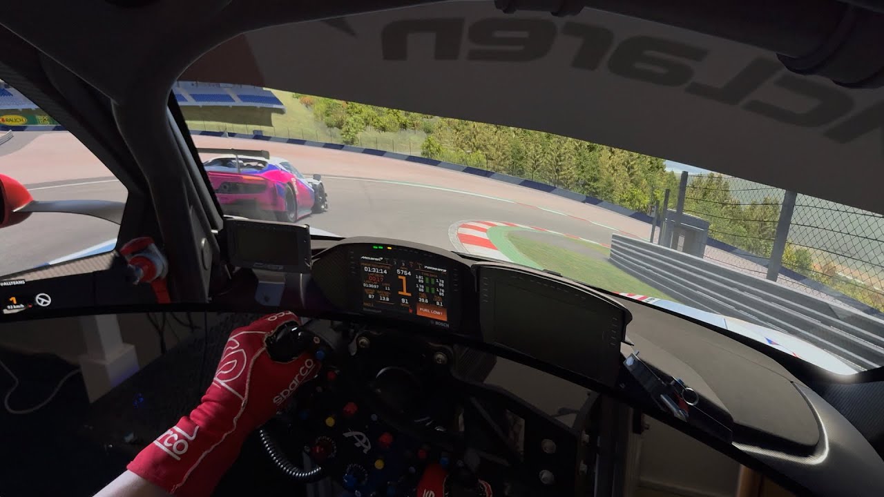 LG 45GX950A Geforce RTX 5080 FE iRacing McLaren 720S GT3 @ Red Bull Ring