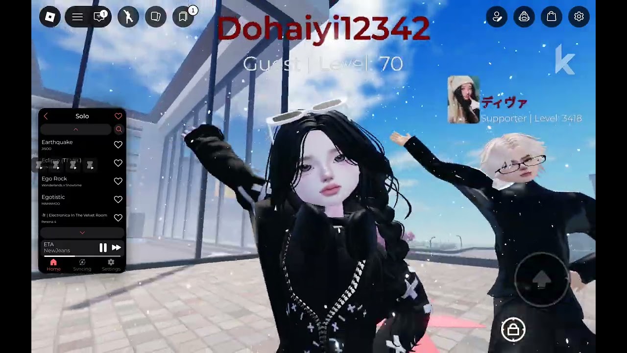 Dance with friend#music#roblox#song#game
