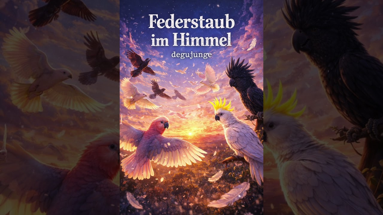 Federstaub im Himmel #suno #kakadu #cupcut 
