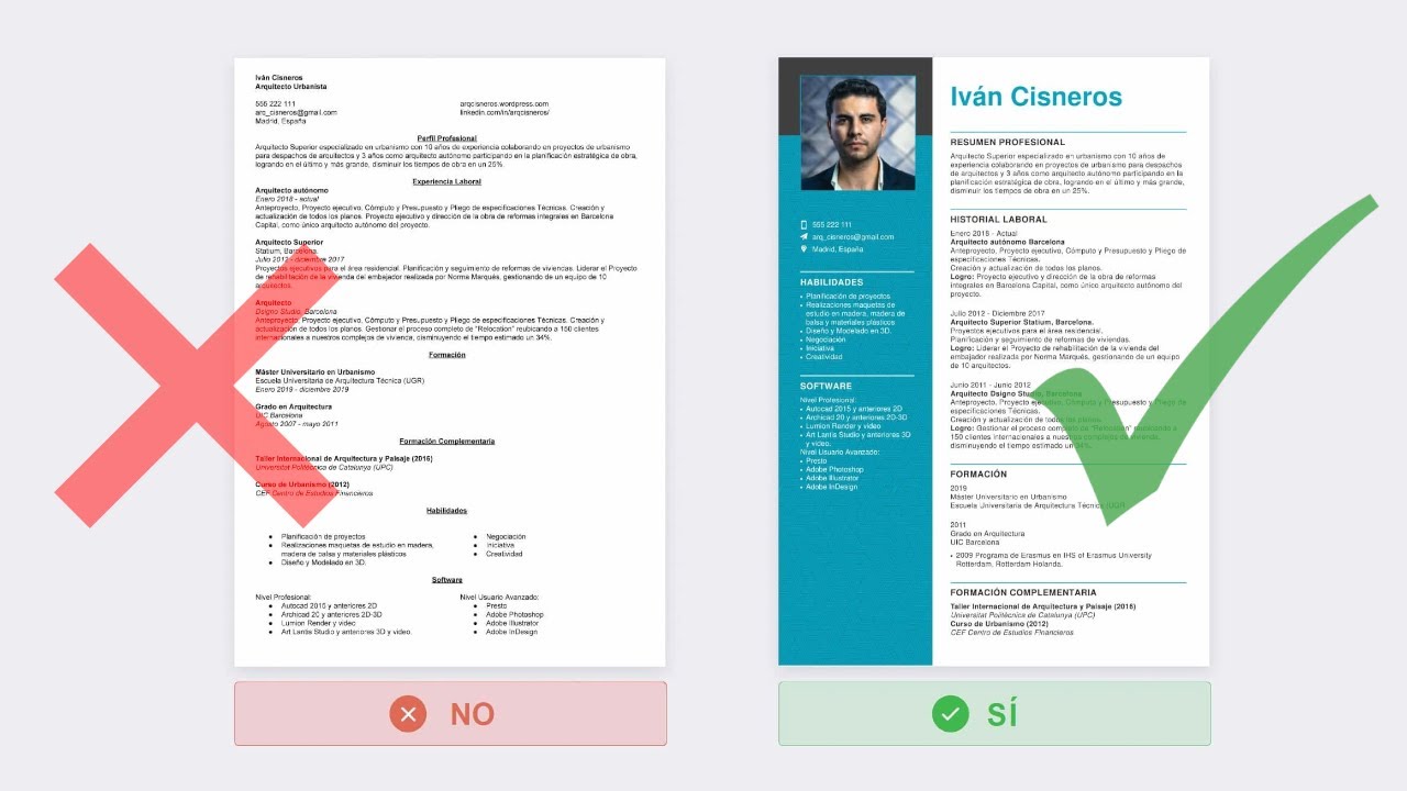 Como hacer un currículo profesional de forma fácil