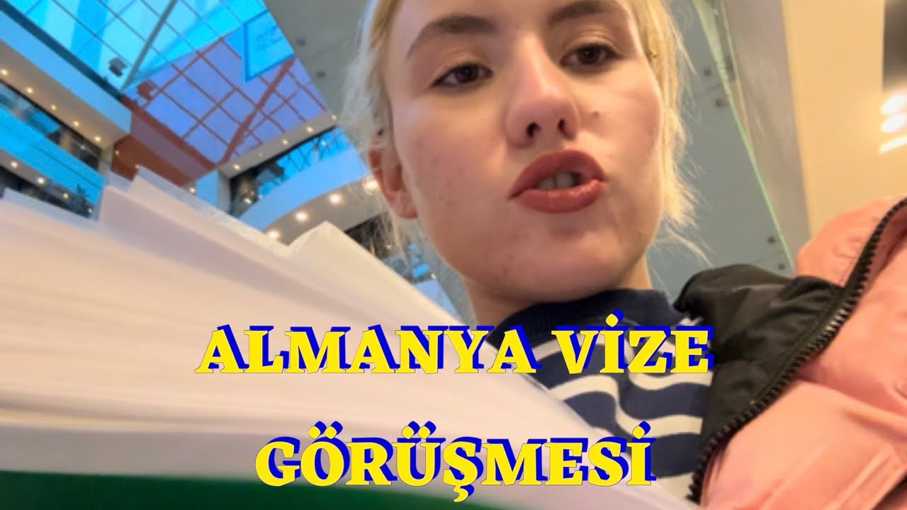 Erasmus için Almanya Vize Görüşmesi Vlogum