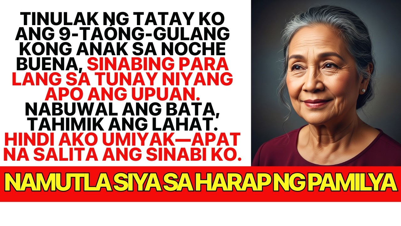 Tinulak ng Tatay Ko ang 9-Taóng-Gulang na Bata sa Hapunan ng Pasko — Apat na Salita ang Sinabi Ko