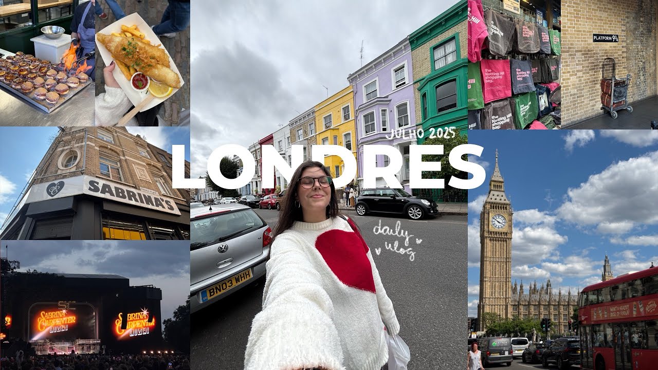 4 DIAS EM LONDRES | show da sabrina carpenter, sushi e harry potter 🇬🇧🍣