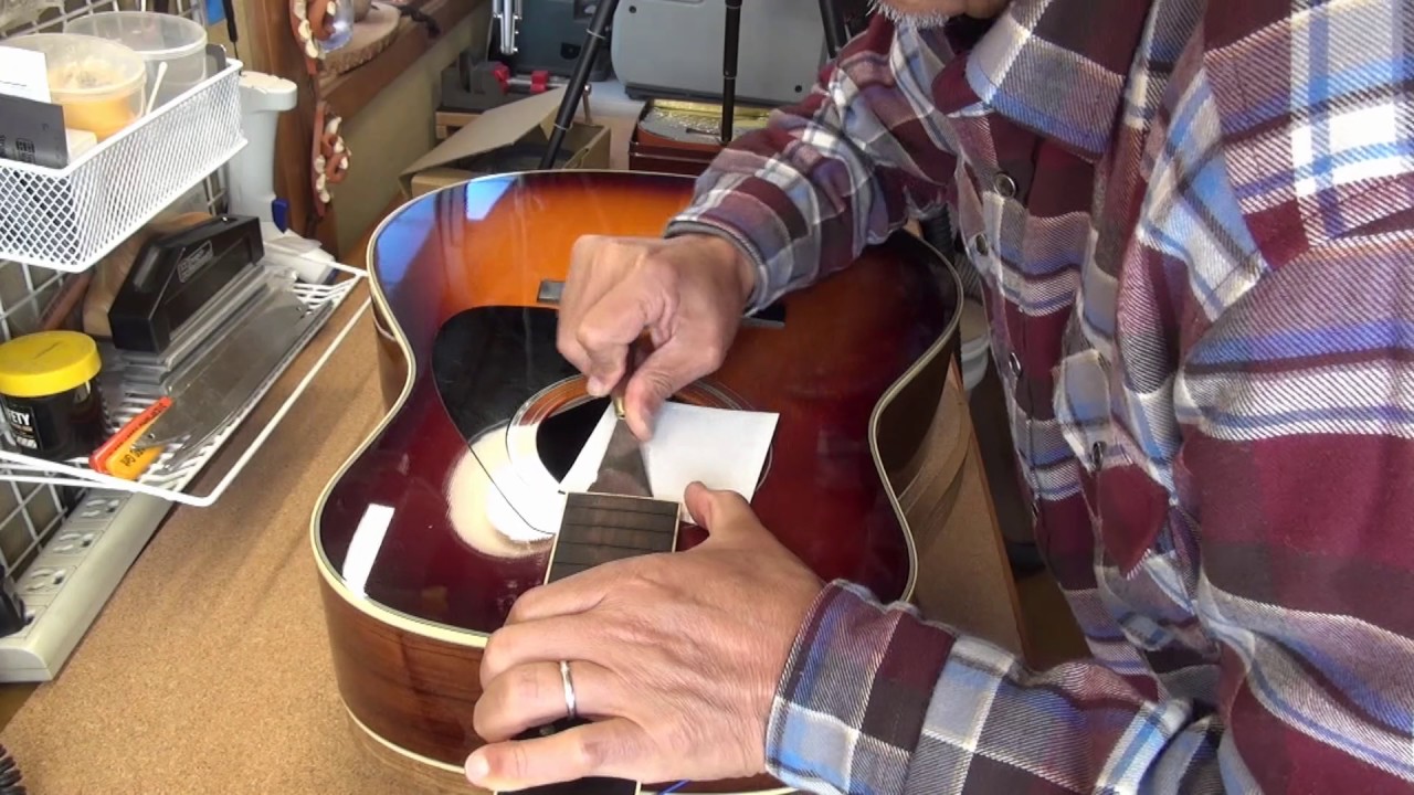 Neck remove for neck reset on YAMAHA LLX16 - alternative  view