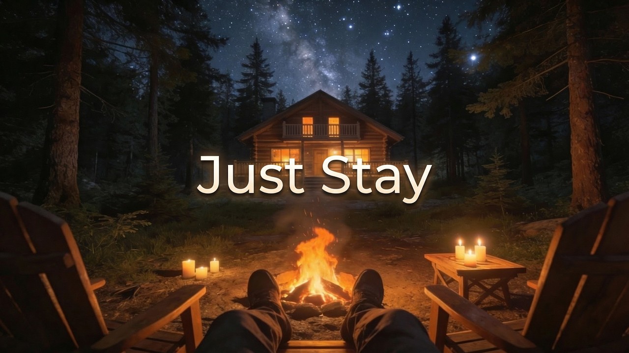 POV Campfire Cabin in the Woods 🔥✨ | Calm Deep House & Ambient Night Mix