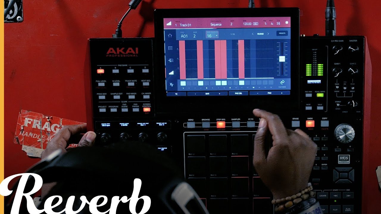 AKAI MPCX Features Part 1: Step Sequencer / XY Effects | Reverb Demo