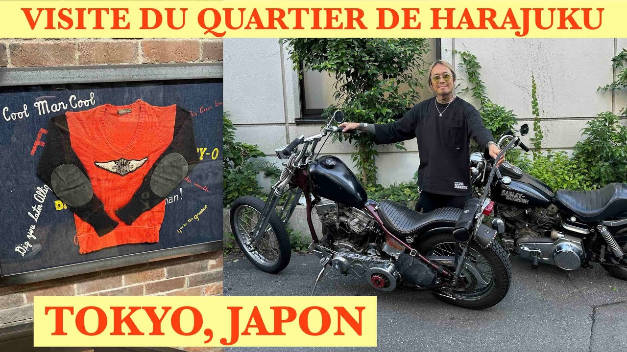 Visite du quartier de Harajuku à Tokyo...