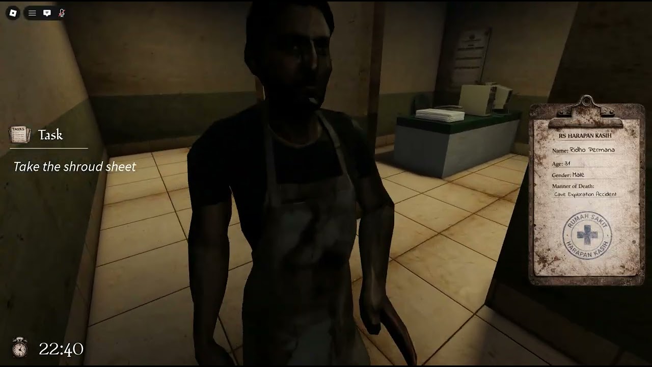 Roblox The Morgue Shift เล่น6คนฮ่าด้วยแพ้ด้วย