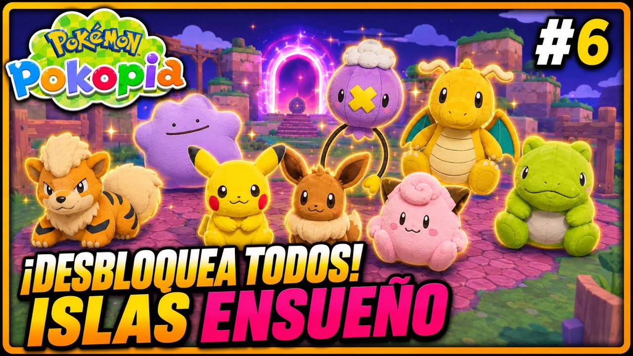 DESBLOQUEA TODO! ISLAS DE ENSUEÑO en POKOPIA