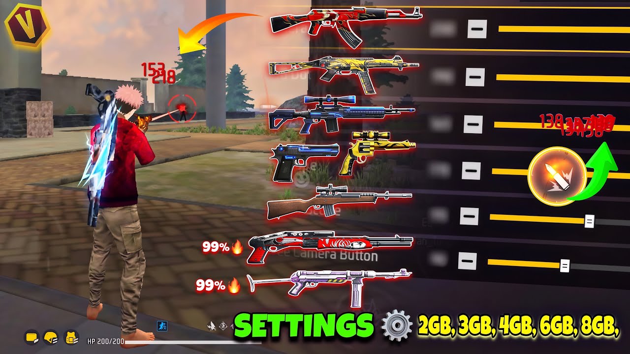 Настройки хедшота в Free Fire 2026 ⚡️ Лучшие настройки чувствительности ⚙️ | Чувствительность + Н...