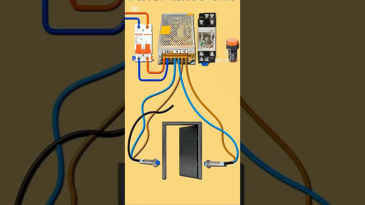Cara membuat sensor alarm pintu rumah. #sensor #sensorproject #alarm #rumahaman #diyprojects