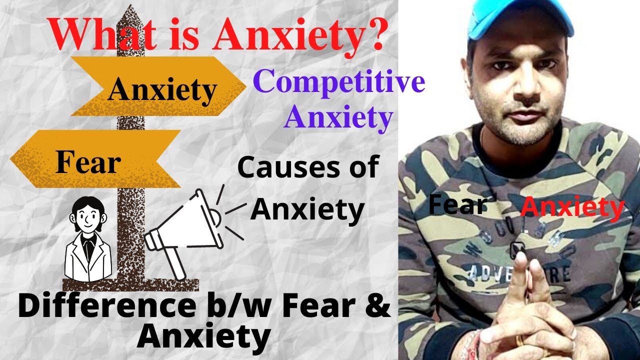 Anxiety | Concept, Definition and Causes of Anxiety| Difference between Anxiety and Fear