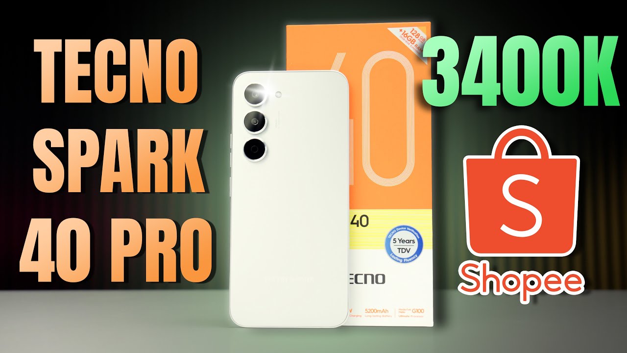 Đập Hộp Tecno Spark 40 Pro Giá 3400K - Màn 1.5K 144Hz, Thiết Kế Siêu Mỏng, Pin 5200mAh 45W!
