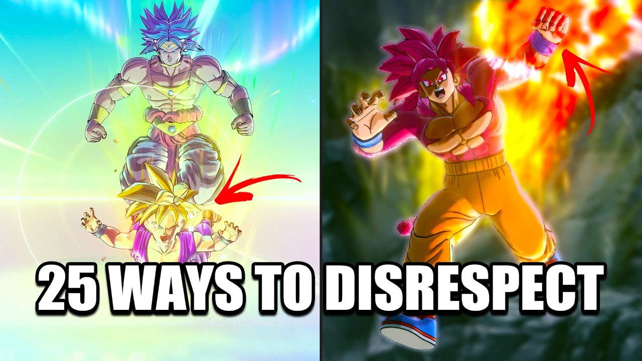 25 способов проявить неуважение к противнику в Dragon Ball Xenoverse 2