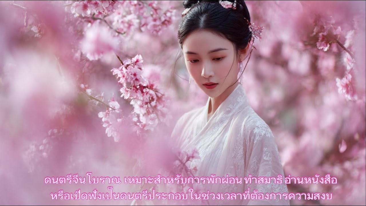 ดนตรีจีนโบราณเพราะ ๆ  ฟังสบาย คลายใจ 🌸 Chinese Ancient Music  1 ชั่วโมง 