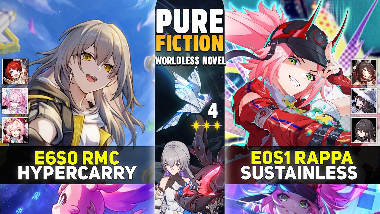 E6S0 RMC Hypercarry & E0S1 Rappa Sustainless | PERFECT 40K | Pure Fiction 4 | Honkai Star Rail 4.0