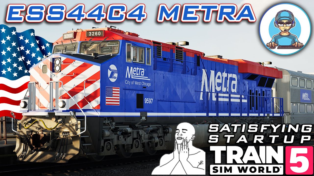 Satisfing Startup of ES44C4 Metra (Custom Livery)
