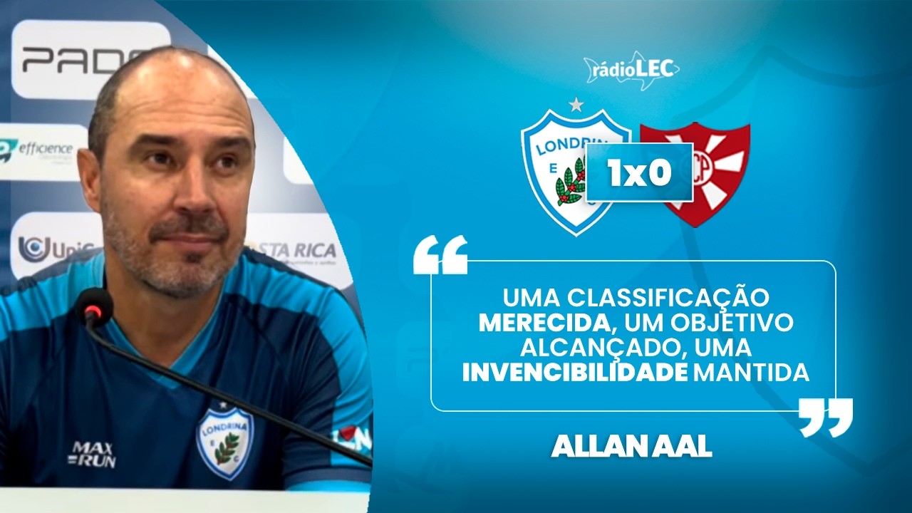 COLETIVA ALLAN AAL | LONDRINA 1 X 0 PENEDENSE-AL | RÁDIOLEC