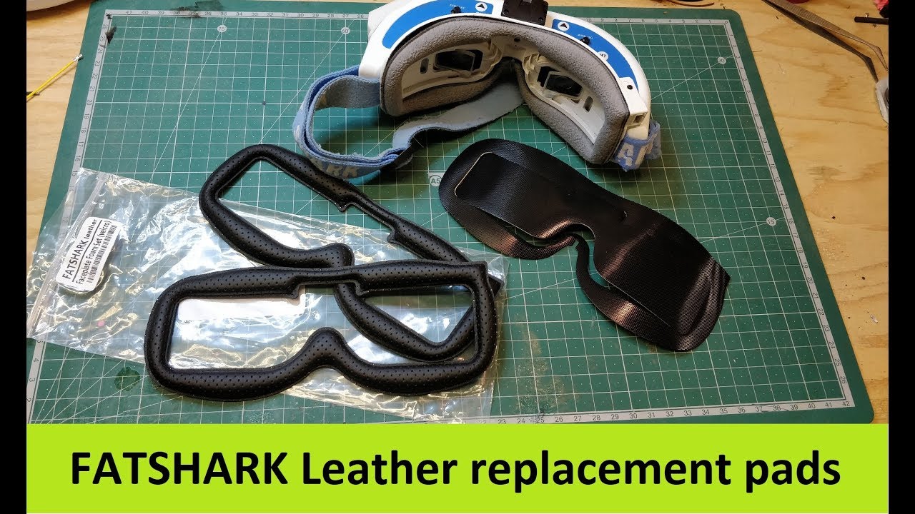 Leather Fabric Pad KIT For Fatshark FPV Goggles from Banggood.com