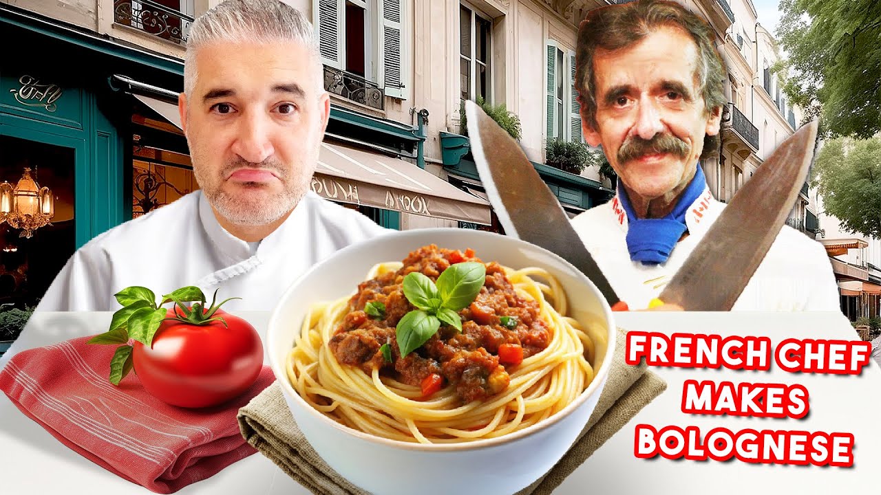 Italian Chef Reacts to Famous FRENCH CHEF BOLOGNESE SAUCE
