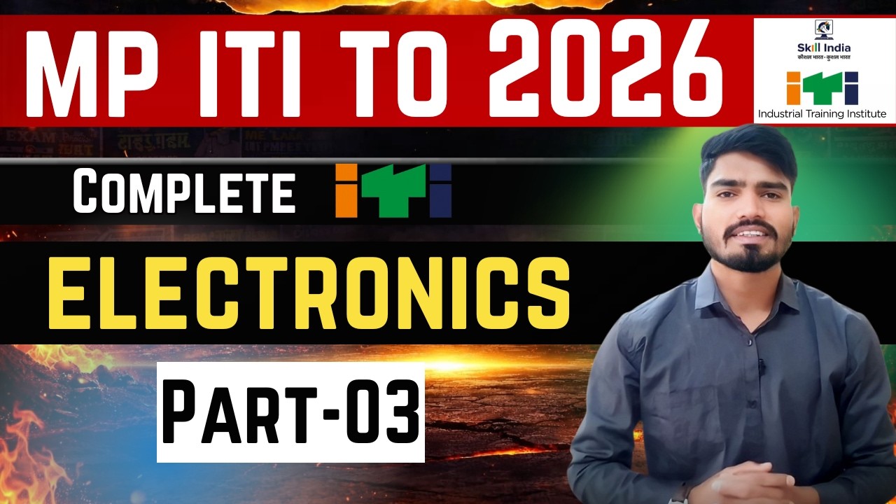 Day 03 MP ITI TO 2026 Electronics Previous & Expected MCQs By Rakesh Verma #mpitito #iti