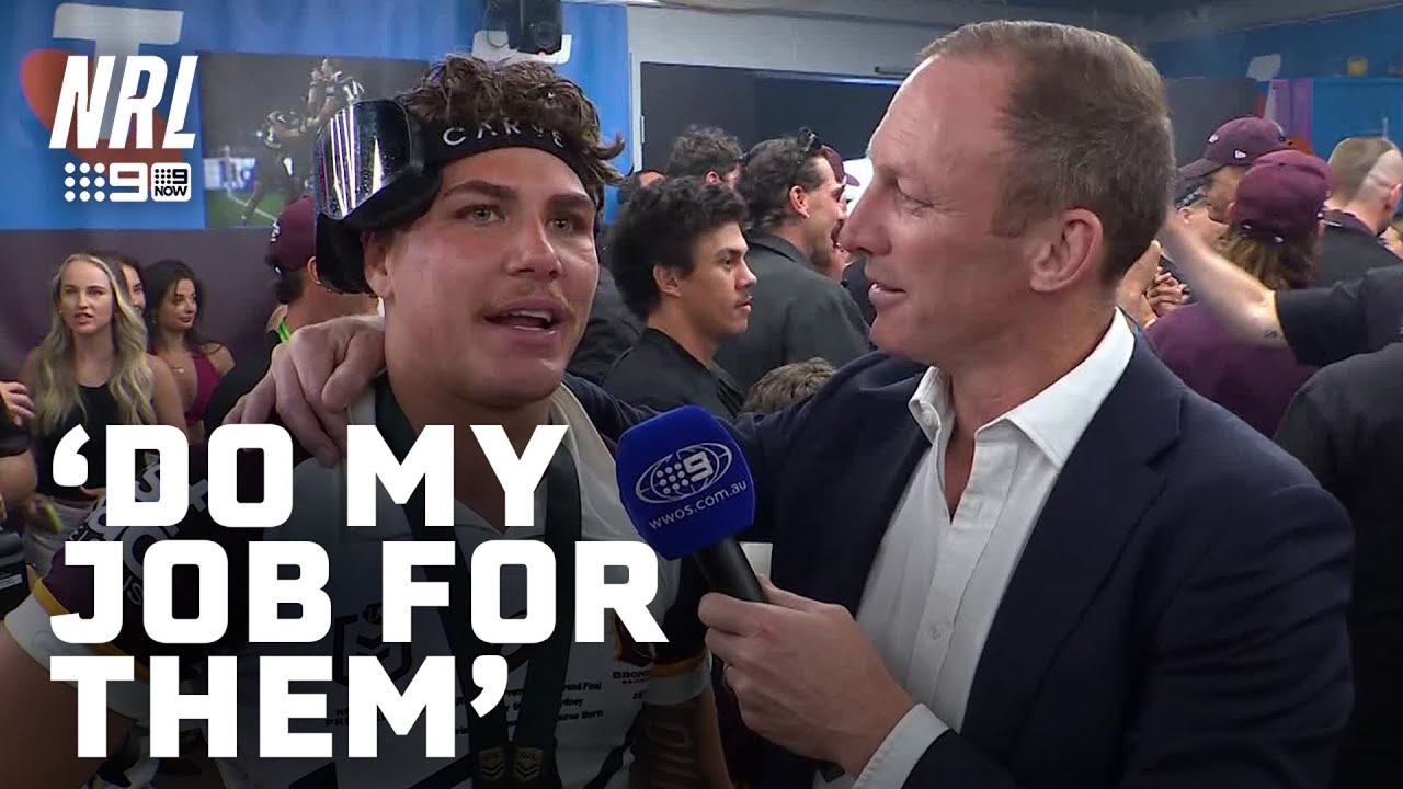 Reece Walsh shares his mindset before the Grand Final: In the Sheds | NRL on Nine