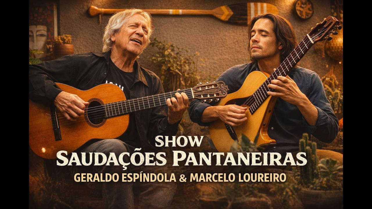 Geraldo Espíndola & Marcelo Loureiro no show 