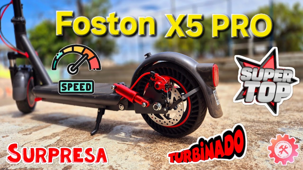 VC TEM QUE VER ISSO - Patinete Foston X5 PRO Lançamento Scooter