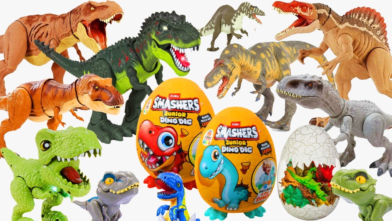 SHINDINO MỞ HỘP REVIEW KHỦNG LONG T-REX SPINOSAURS TRỨNG KHỦNG LONG BẤT NGỜ INDOMINUS REX