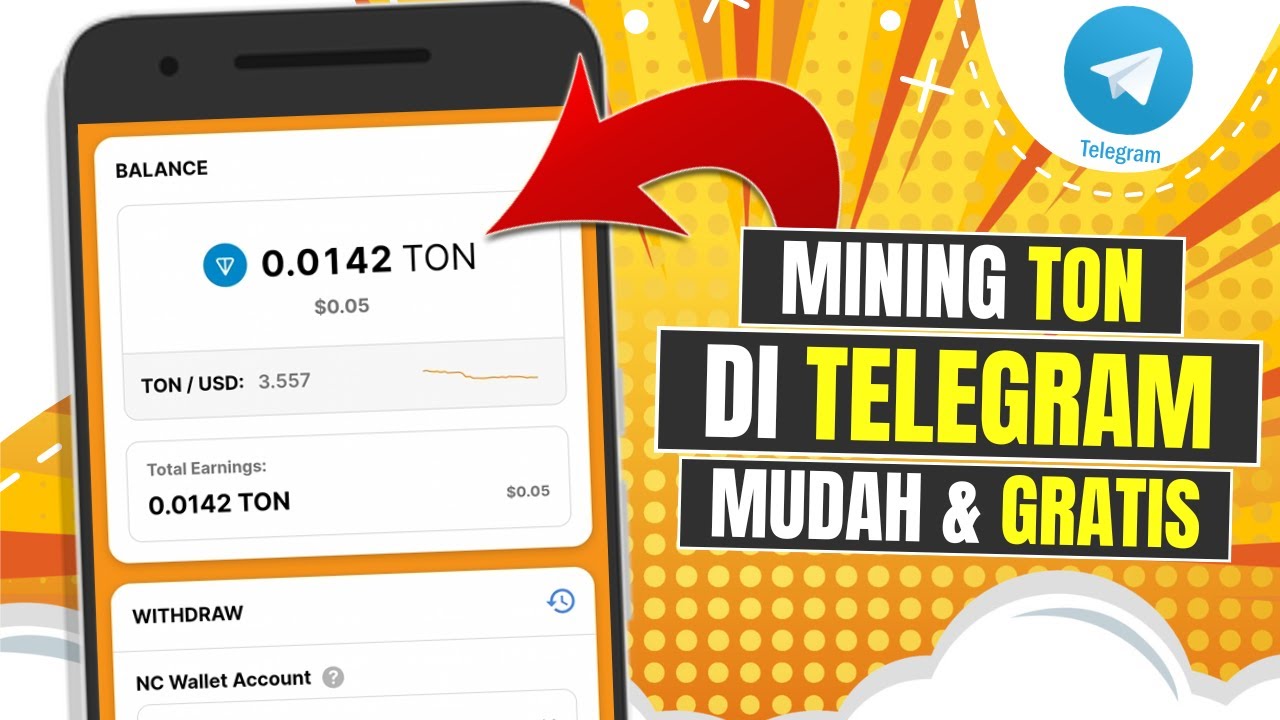 Cara Mining TON di Telegram dengan Mudah dan Gratis