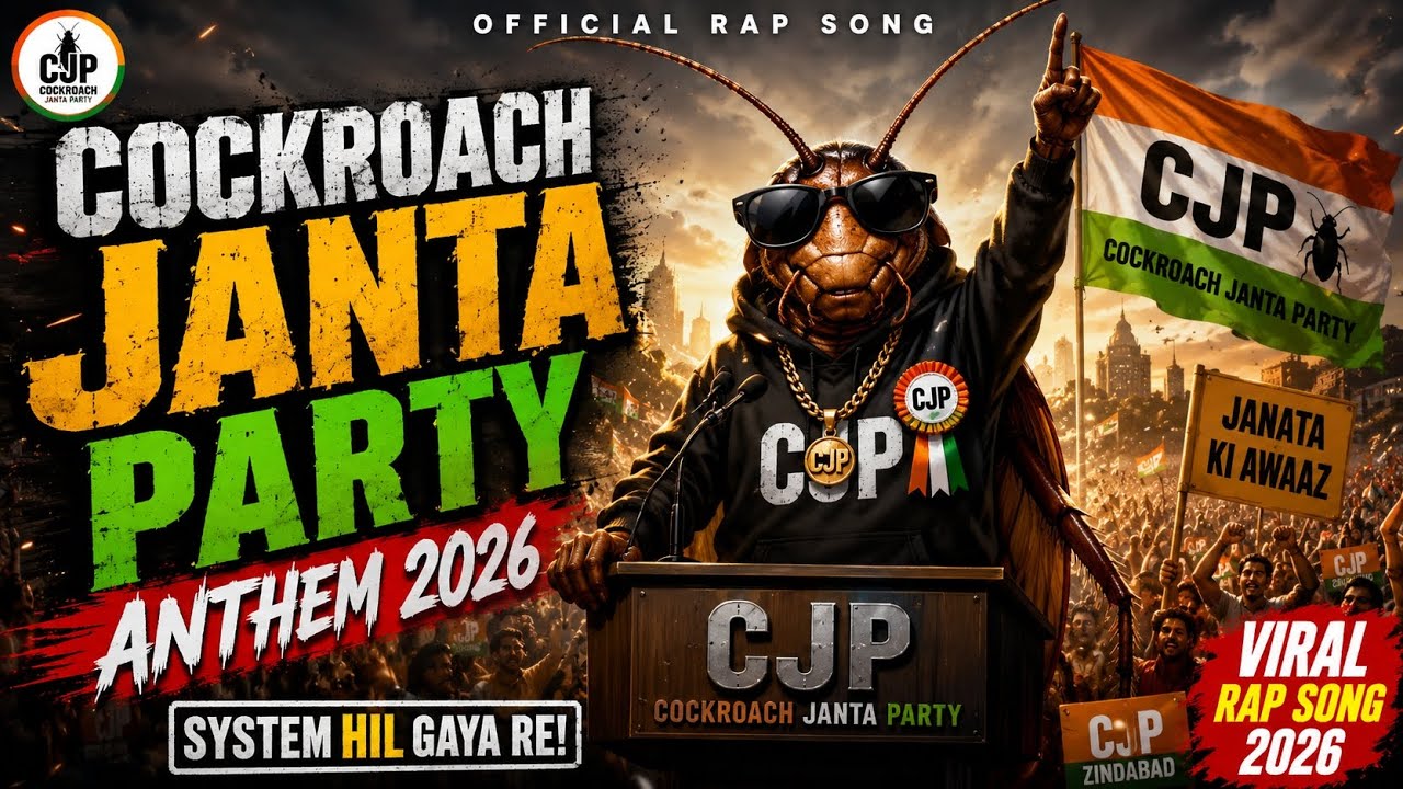 🪳 Janata Ki Awaaz | Cockroach Janta Party Rap Anthem 2026 🔥 