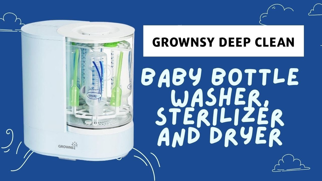 GROWNSY DeepClean Baby Bottle Washer