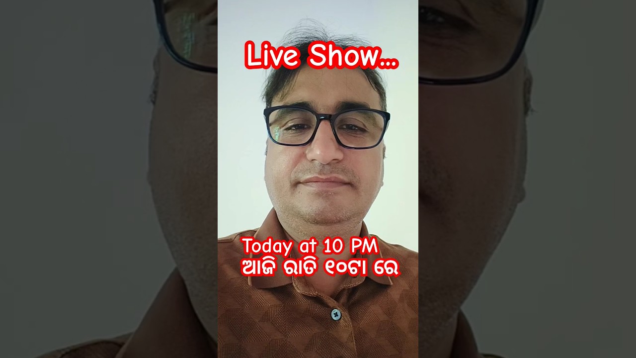 Live Show Today 10 PM / Dr Chandan Patra / KHUSI DIABETES CARE