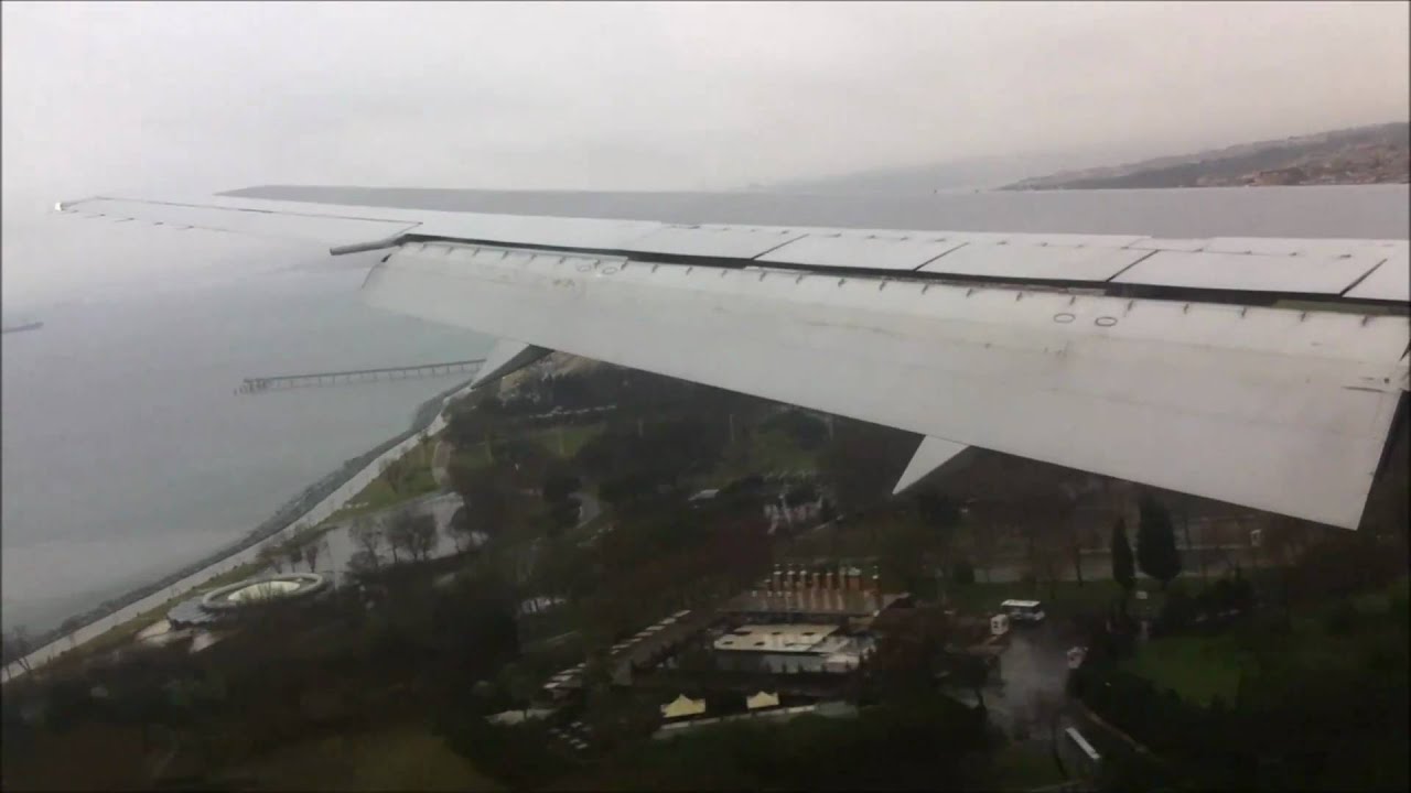 Istanbul Ataturk Airport Landing Boeing 767 JFK-LTBA 10/12/2010