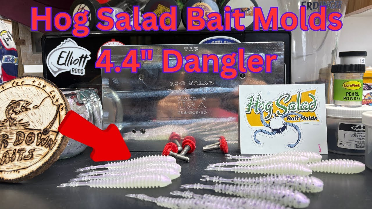 Формы для приманок Hog Salad Bait Molds 4,4 дюйма!!! #bardownbaits #hogsaladbaitmolds #baitmaking...