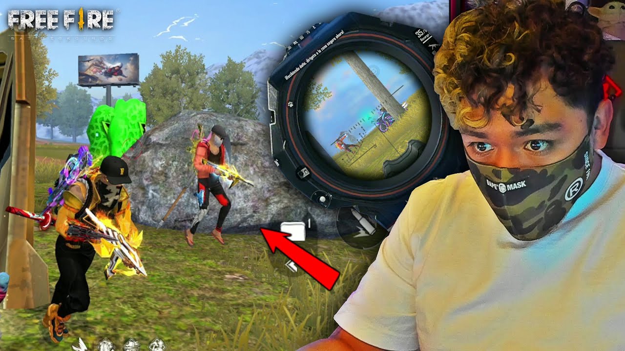 ME ENCUENTRO AL JUGADOR MAS INSANO DE LA PARTIDA Y VENIA POR MI!! FREE FIRE