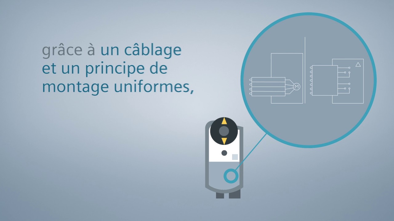 Servomoteurs de volets d'air Siemens