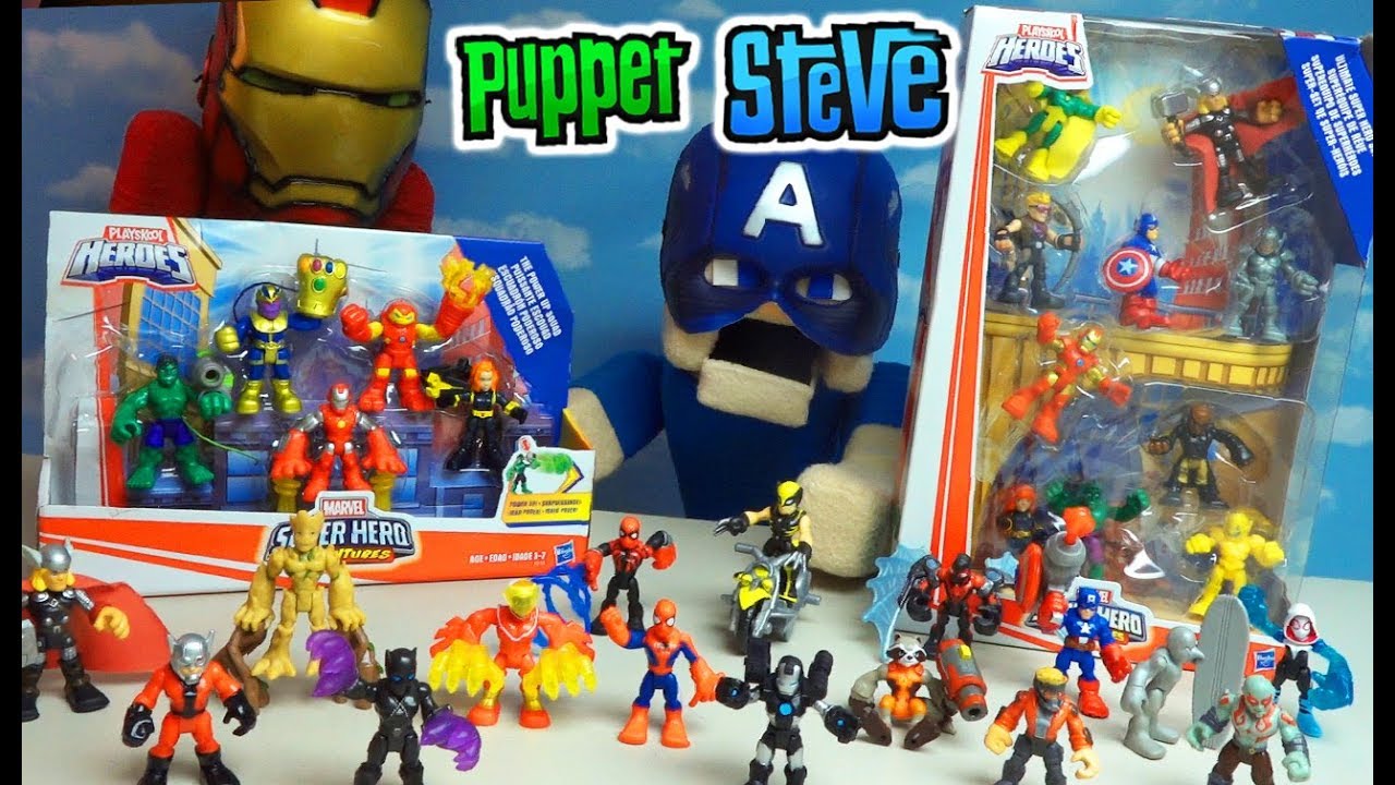 Iron Man & PLAYSKOOL's Super Hero Adventures Complete Figures Unboxing