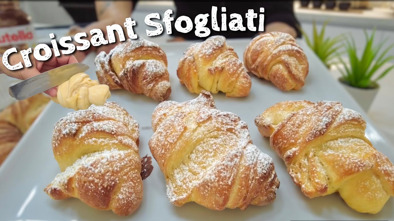 КУРЬЮЩИЕ КРУАССАНЫ 🥐 быстрая и простая техника 🥐 с Нутеллой