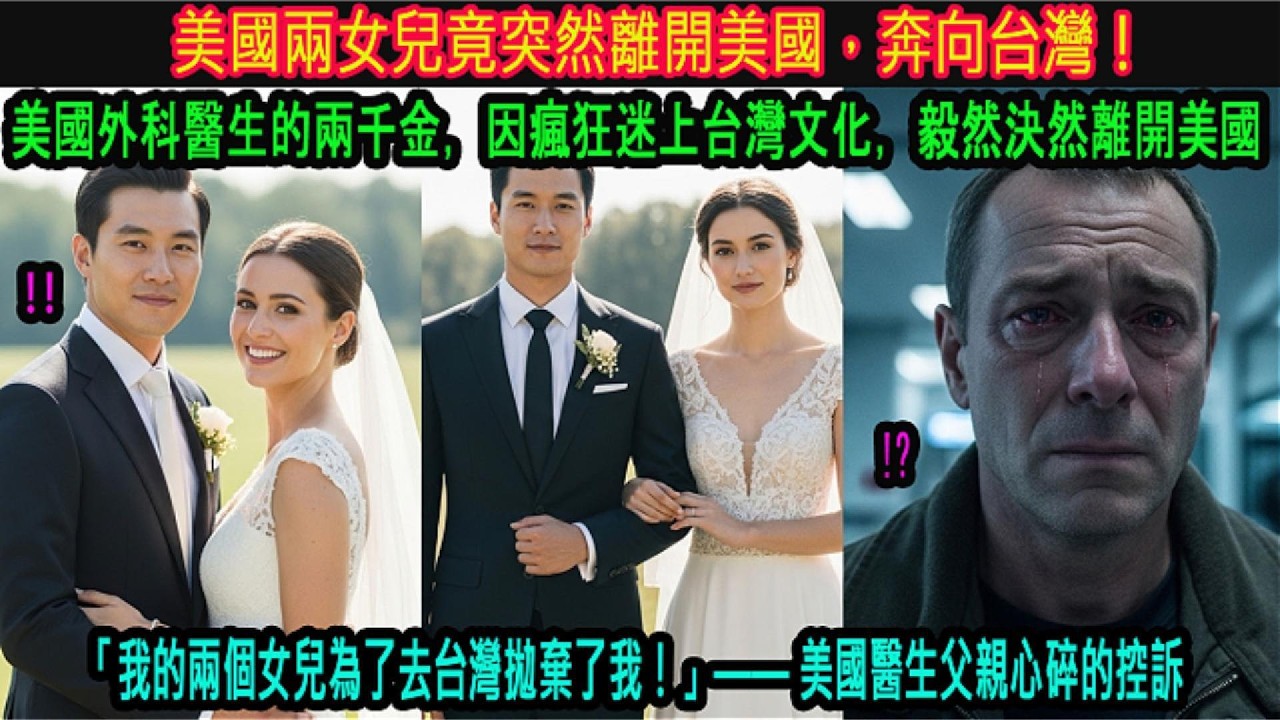 [海外感人故事] 兩個美國女兒遠赴台灣留學，身為外科醫生的父親千里迢迢來台尋女，沒想到竟目睹了改變他一生的驚人真相！